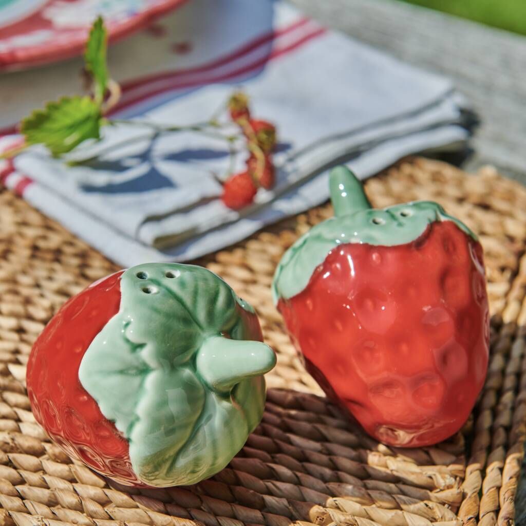 Strawberry Salt And Pepper Pots | Not On The High Street