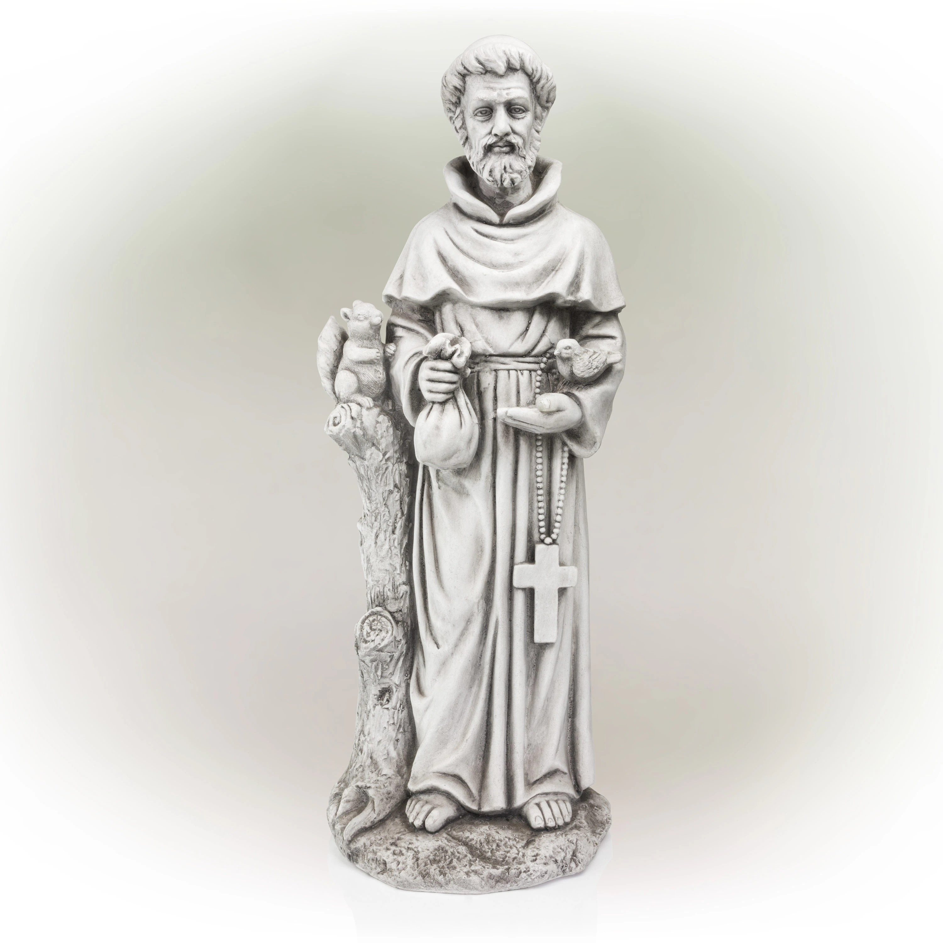 Alpine Corporation 31-in H x 10-in W Off-white Garden Statue | QFC102 | Lowe's