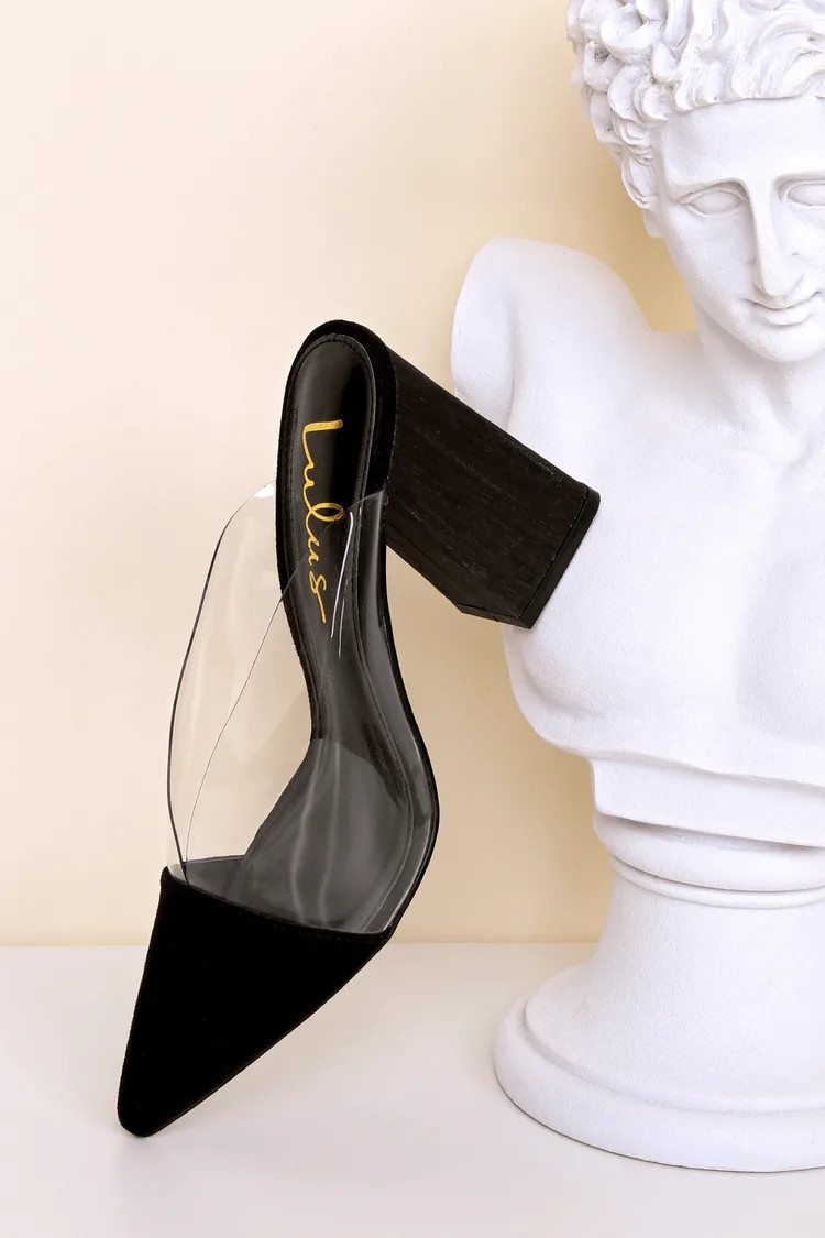 Shilo Black Suede Pointed-Toe Pumps | Lulus (US)