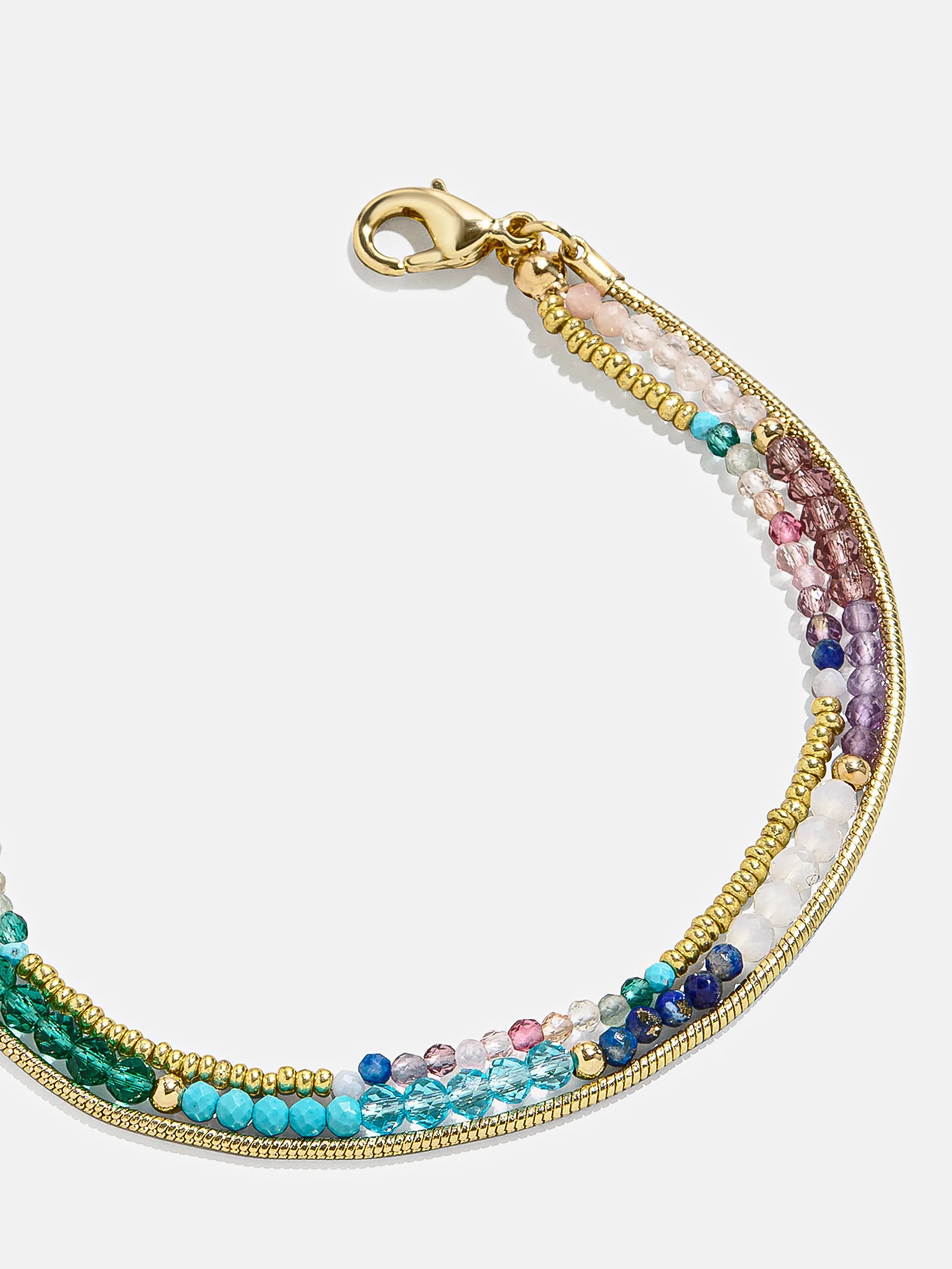 Rowan Semi-Precious Layered Bracelet - Capri | BaubleBar (US)