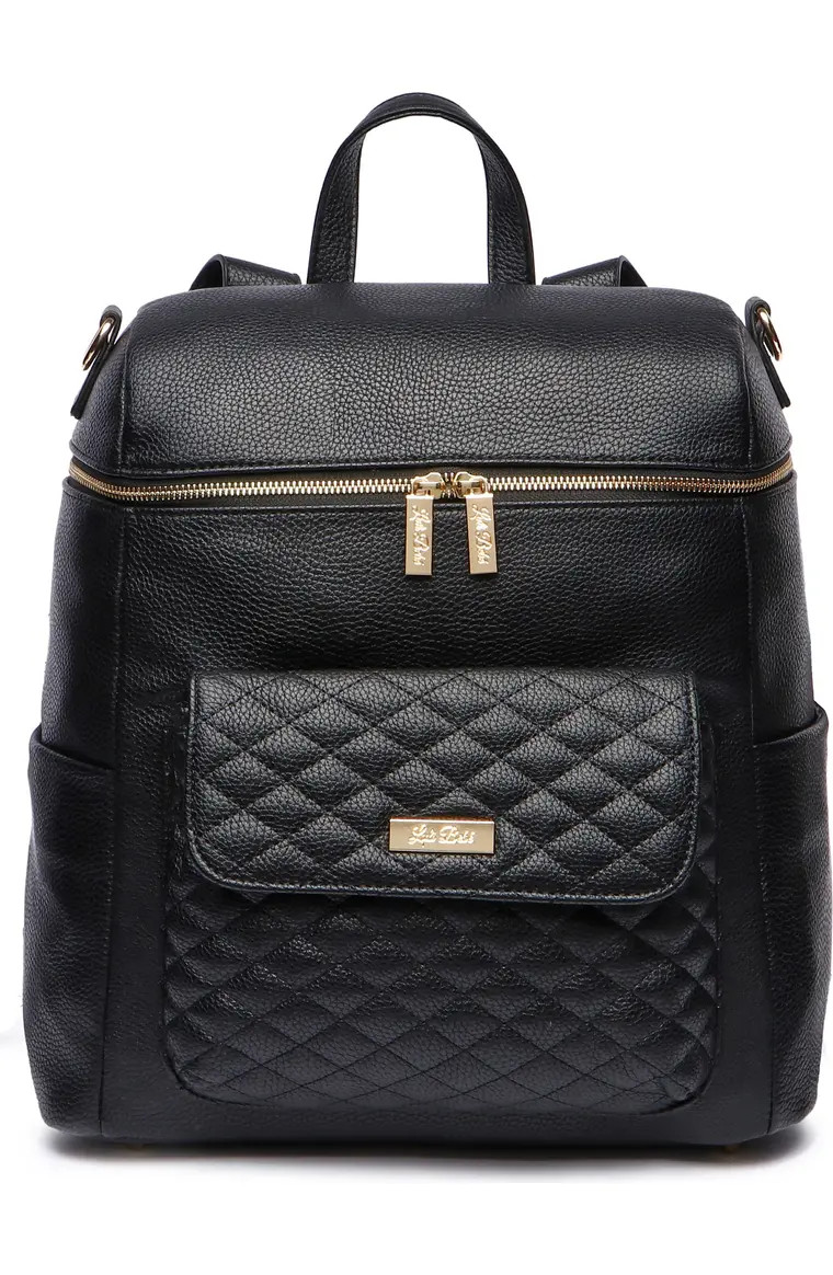 Monaco Faux Leather Diaper Backpack | Nordstrom