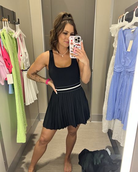 Loving this athletic dress with built in shorts. They even have pockets! Perfect outfit for pickleball, golf, or tennis. I would wear this out and about too. Comes in a few colors. I’m wearing a medium.  

#LTKActive #LTKFitness #LTKFindsUnder50
