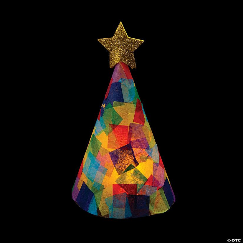 Light-Up Christmas Tree Craft Kit - Makes 6 | Oriental Trading Company