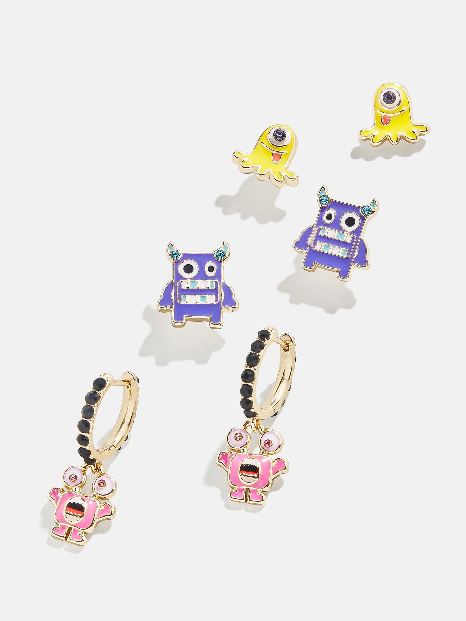 Monsters In The Closet Earring Glow-In-The-Dark Set - Glow-In-The-Dark Monsters Set | BaubleBar (US)