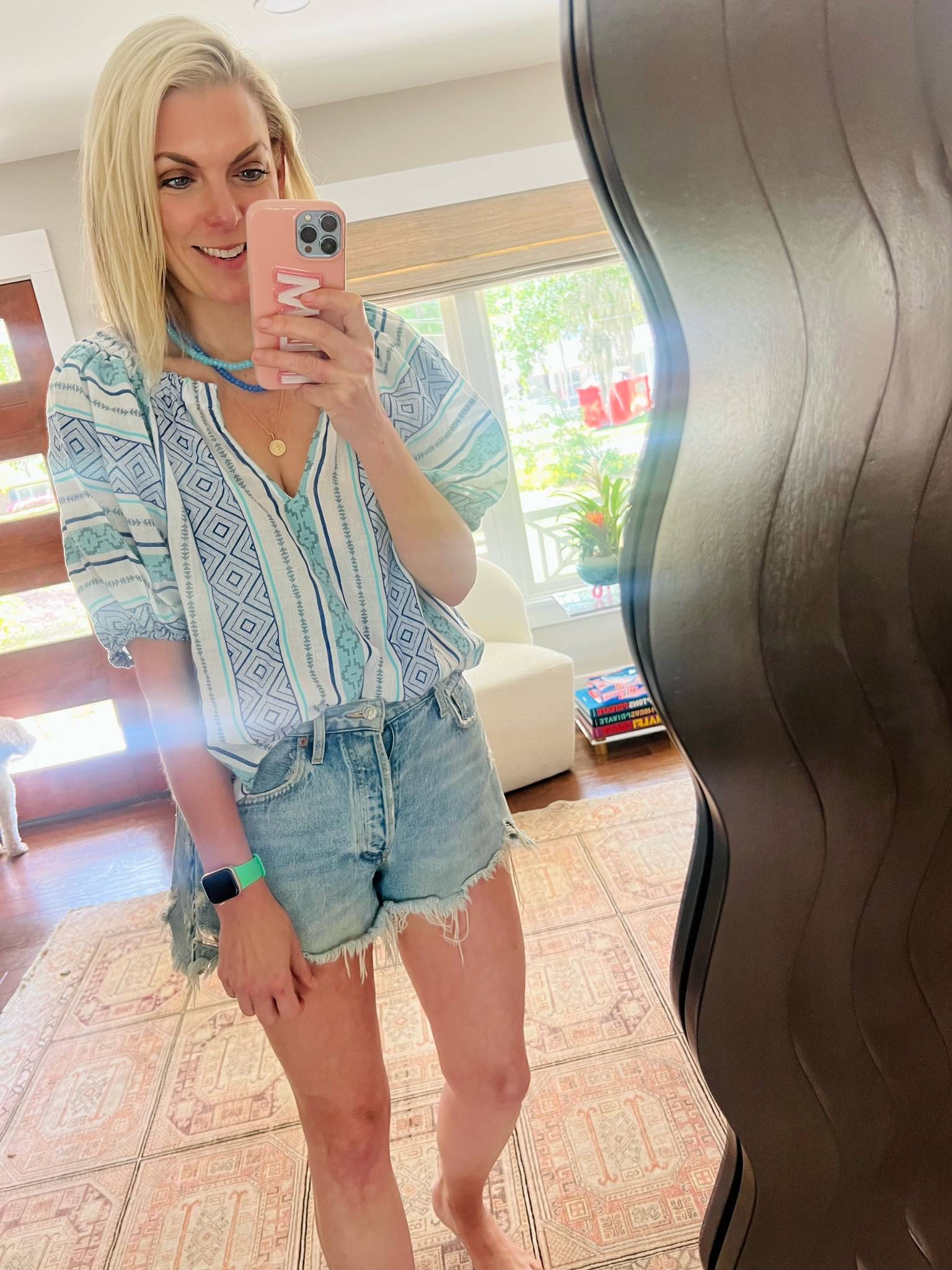 OOTD | wearing a small in blouse 