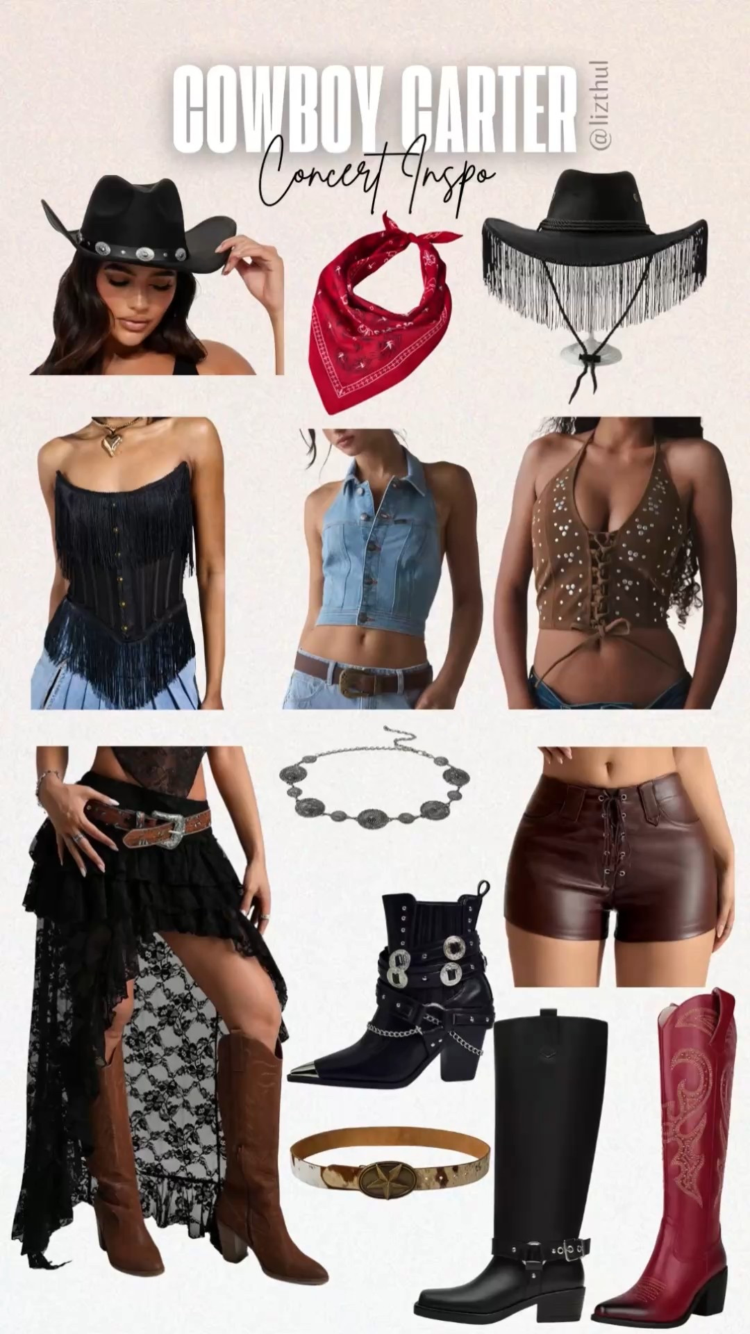 Cowboy Carter/Country Concert Outfit Inspo! ✨

#LTKFestival #LTKStyleTip