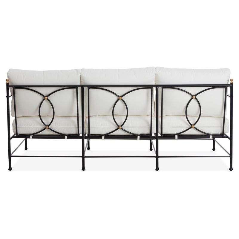 Frances Sofa, White | One Kings Lane