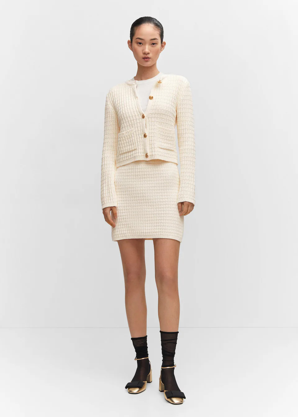 Pocket knit cardigan -  Women | Mango USA | MANGO (US)