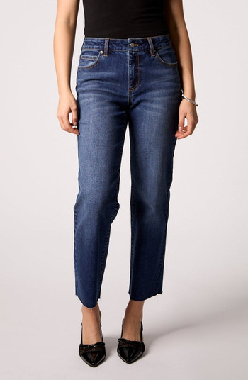 Quinn Mid Rise Straight Jean | Nordstrom
