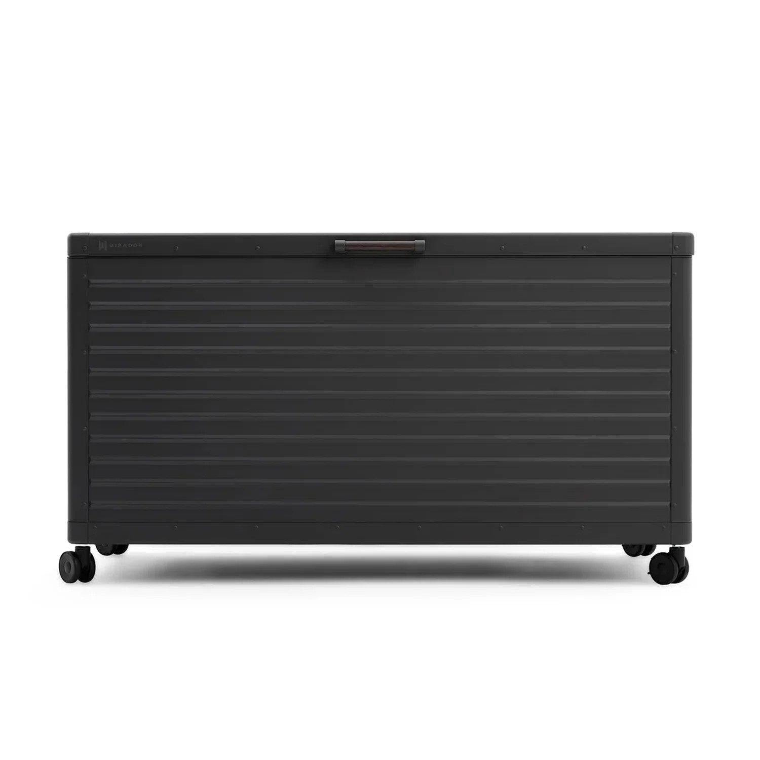Outdoor Water Resistant Metal Deck Box With Wheels | Wayfair North America