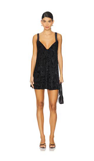 x Intimately FP Snow Angel Mini Dress In Black Combo | Revolve Clothing (Global)