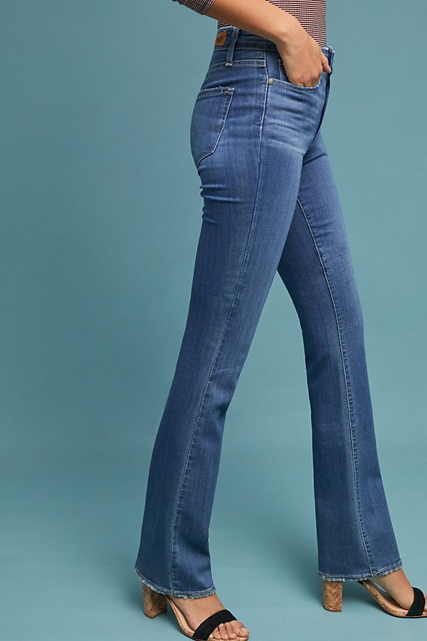 Paige Manhattan High-Rise Bootcut Jeans | Anthropologie (US)