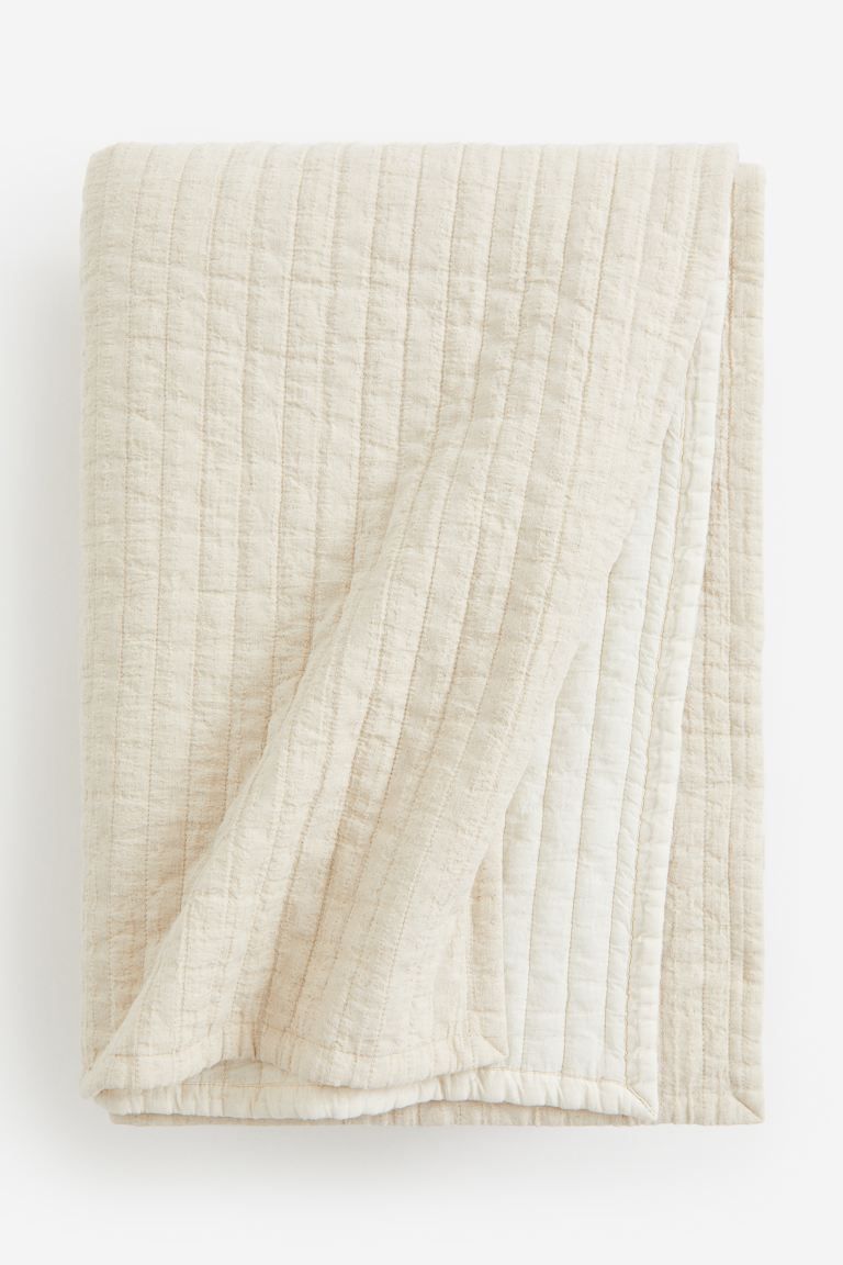 Linen-blend Bedspread | H&M (US + CA)