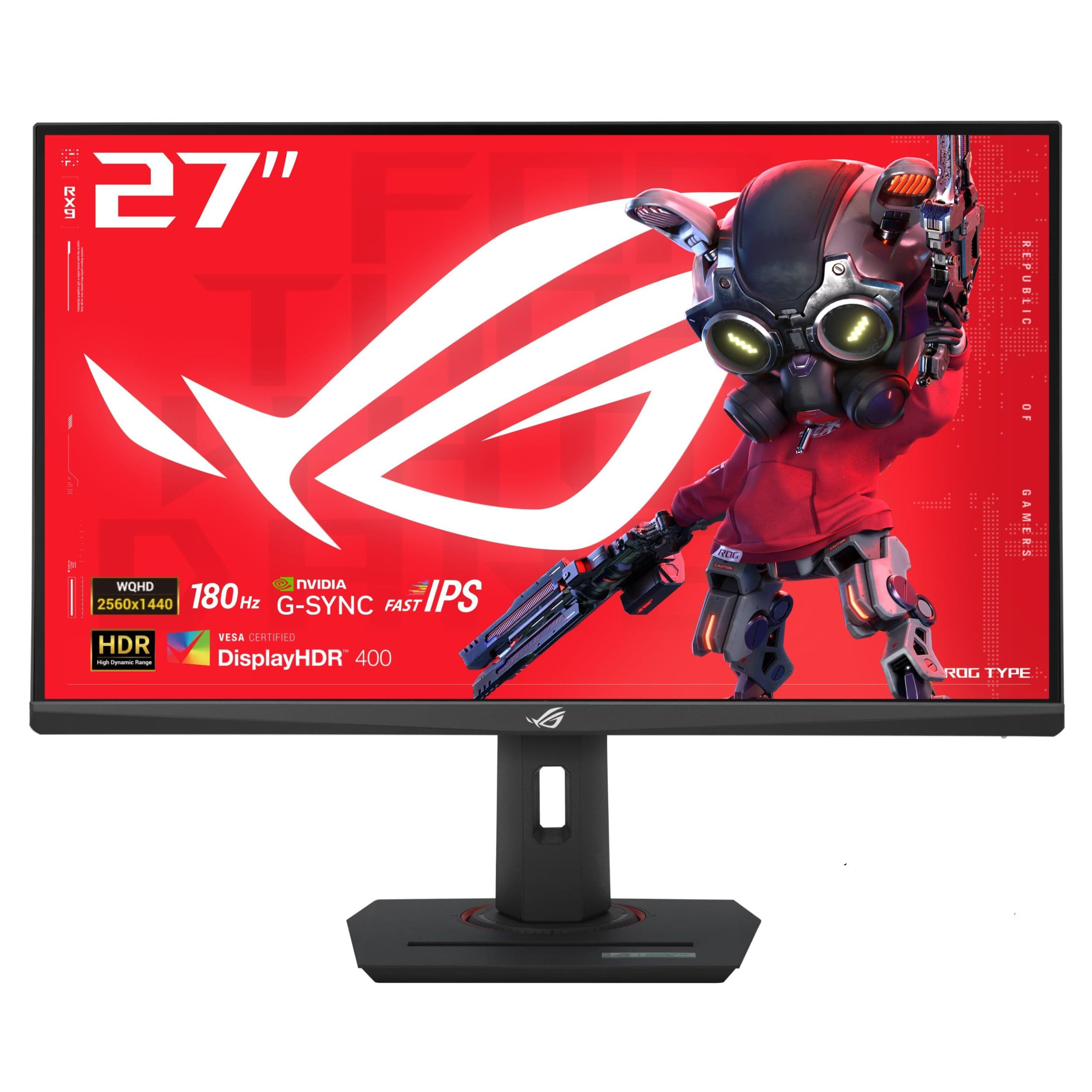 ASUS ROG Strix 27” QHD (2560x1440) HDR400 USB-C Gaming Monitor (XG27ACS), 180Hz,1ms, Fast IPS, ... | Amazon (US)