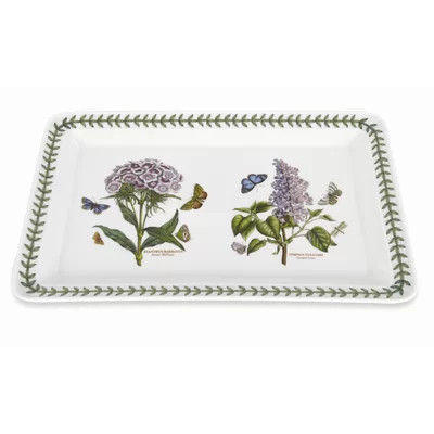 Portmeirion Botanic Garden Tray, Rectangular 15.5"X10 | Wayfair Professional