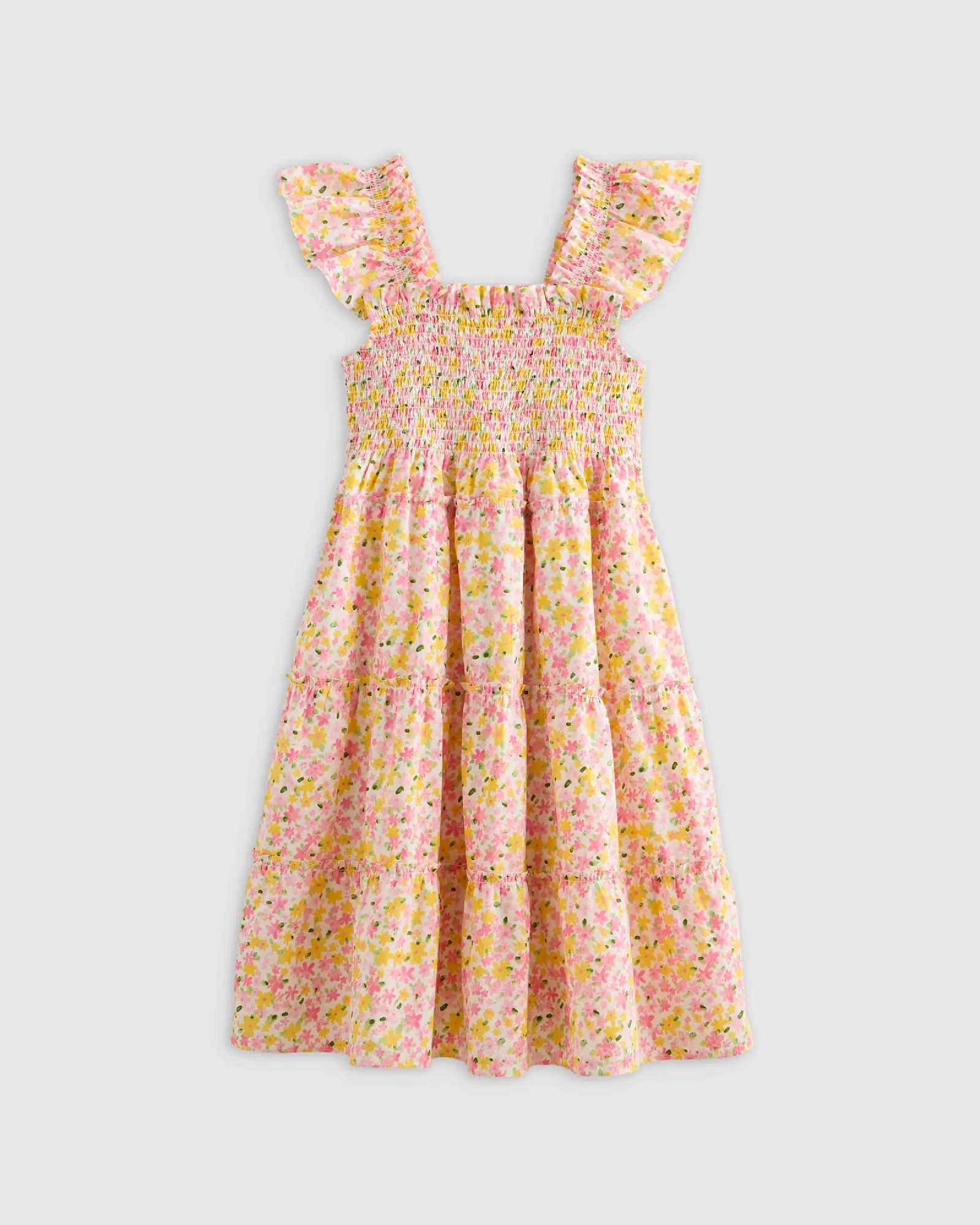 100% Organic Cotton Poplin Smocked Dress | Quince