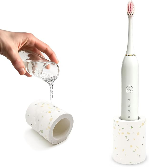 Diatomite Electric Toothbrush Holder, Single Quick-Dry Organizer | Amazon (US)