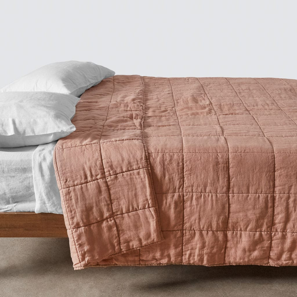 Stonewashed Linen Quilt | The Citizenry