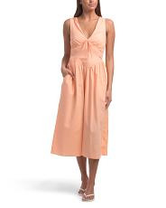V-neck Cotton Maxi Dress | TJ Maxx