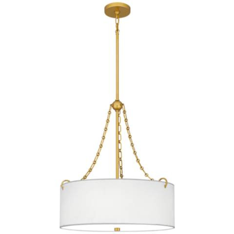 Lambeau 4-Light Painted Brass Pendant | Lamps Plus