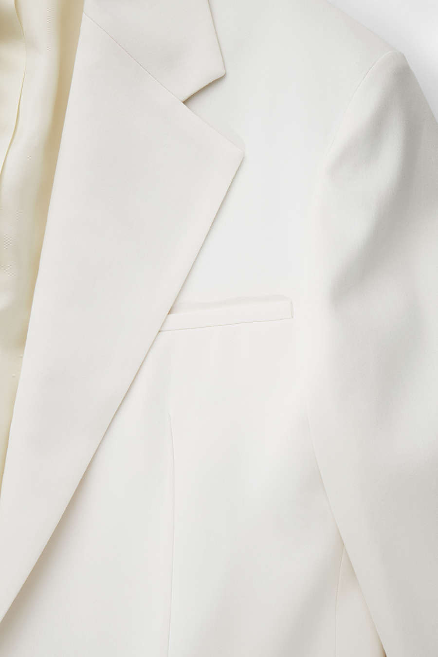 BLAZER OVERSIZE EN CRÊPE - ÉCRU - Blazers - COS | COS (EU)