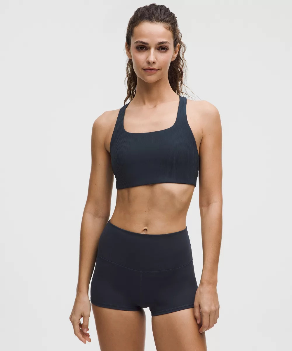All-Time Hero Ribbed Sports Bra   Medium Support, B/C Cup | lululemon (AU)