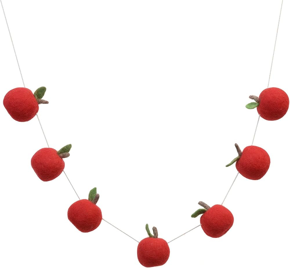 Glaciart One Back to School Apple Garland |18” Welcome Back to School First Day Classroom, Part... | Amazon (US)