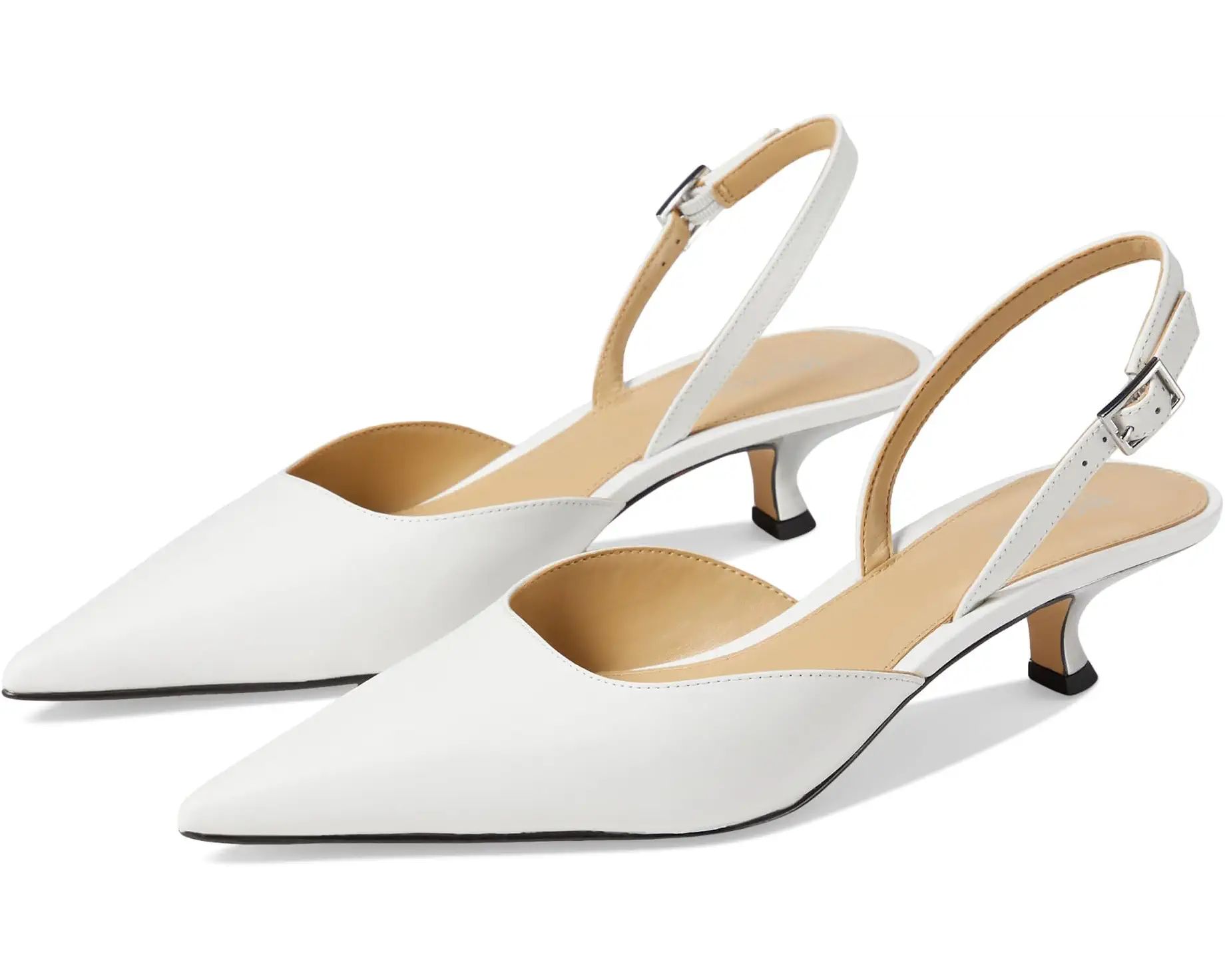 Women's MICHAEL Michael Kors Luna Kitten Sling Pumps | Zappos