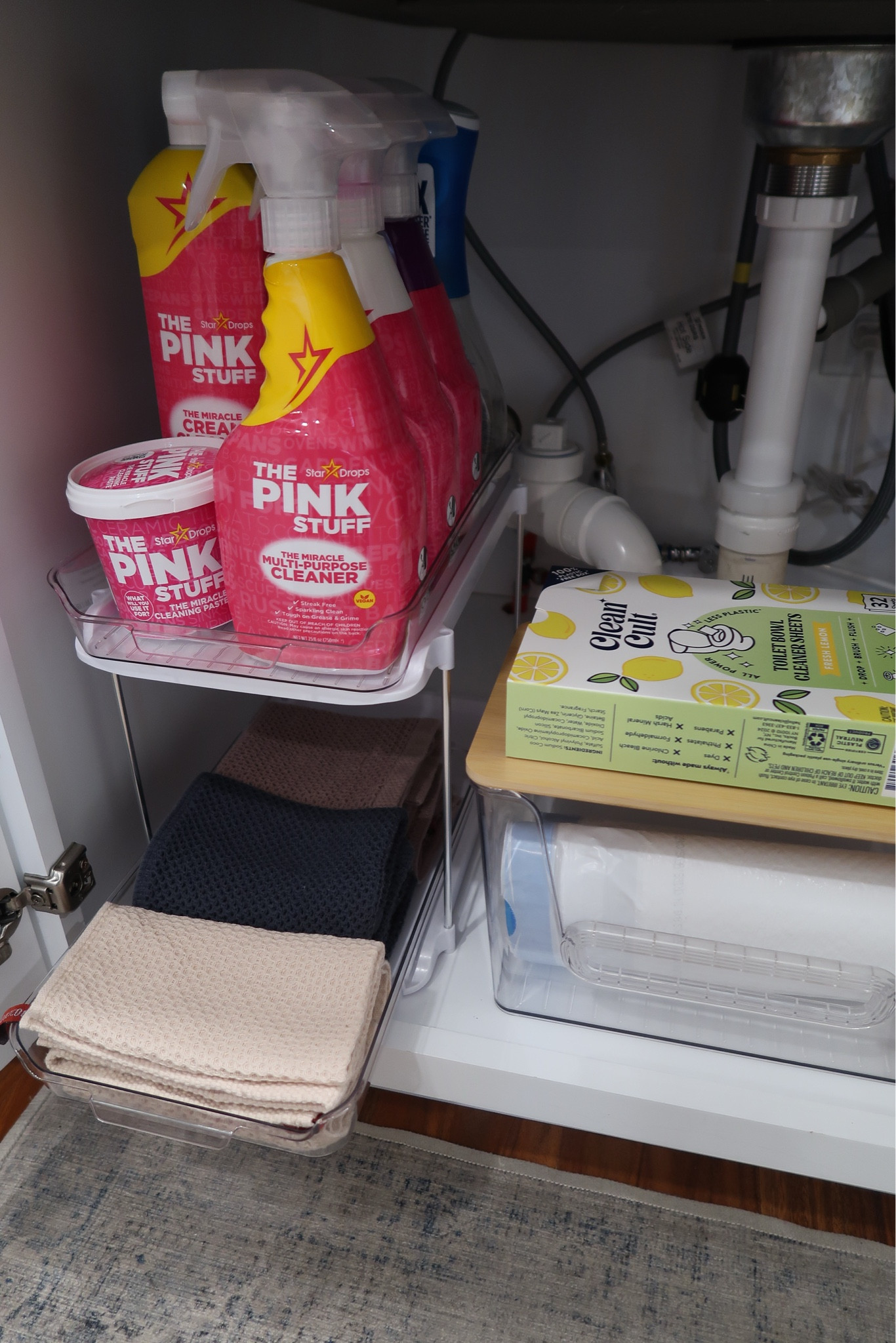 New Year Refresh ✨ kicked off the new year by organizing my entire home. Kicked it off by stating with organizing under my kitchen sink 

#LTKdayinmylife #LTKHome #LTKFindsUnder50