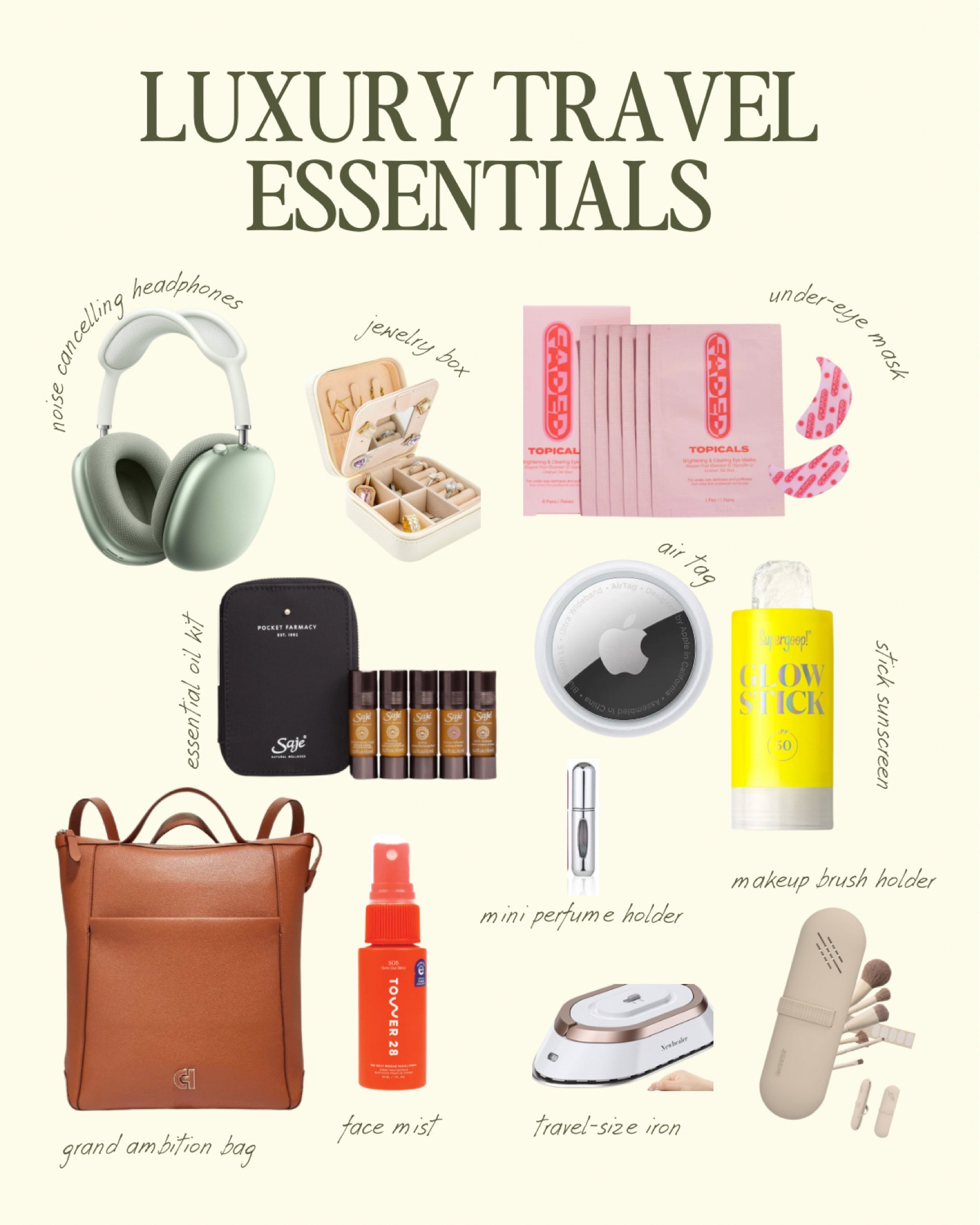 Luxury Travel Essentials - not total necessities but will definitely make your travels smoothers and more enjoyable ✈️ #travel 

#LTKtravel