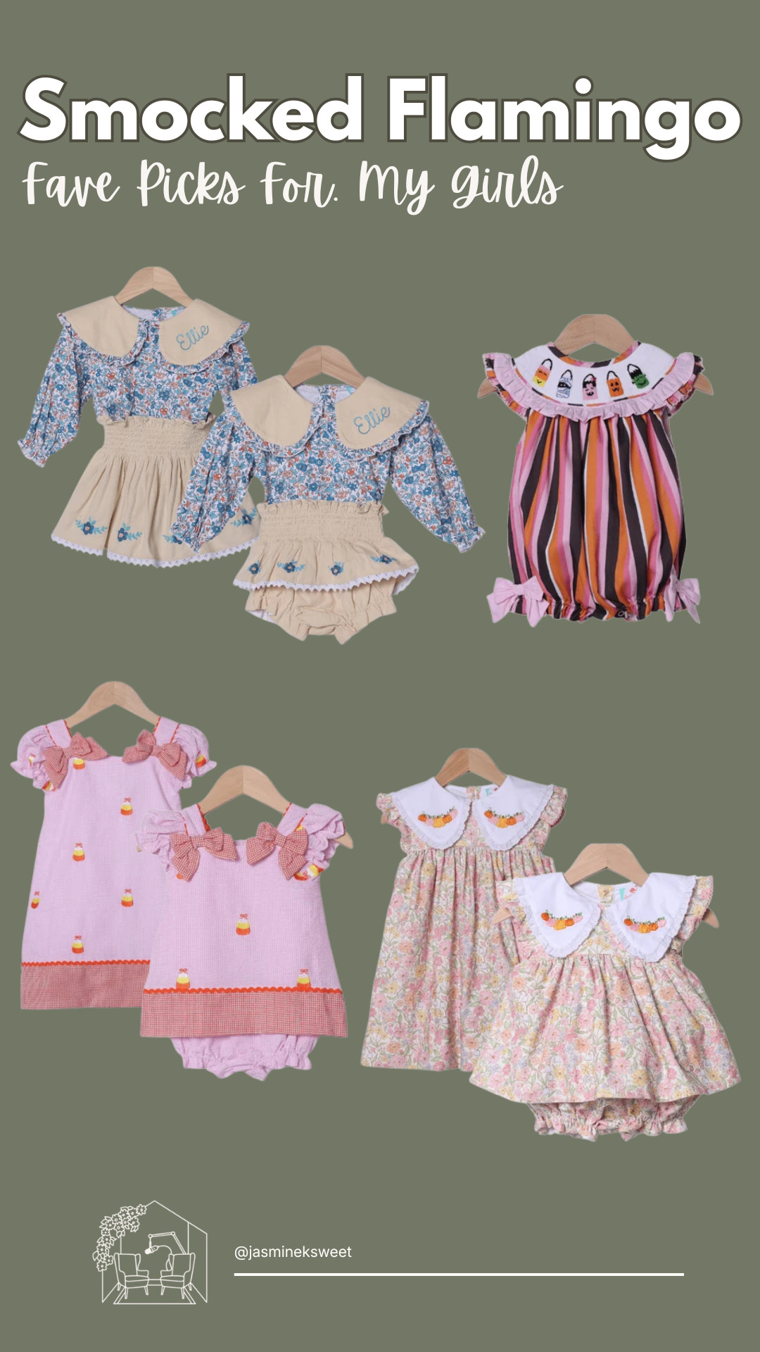 These smocked Smocked Flamingo pieces are my favorite fall and Halloween picks for my girls.
#LTKkids #LTKbaby #LTKfamily 

 #LTKmomlife #LTKBaby #LTKKids