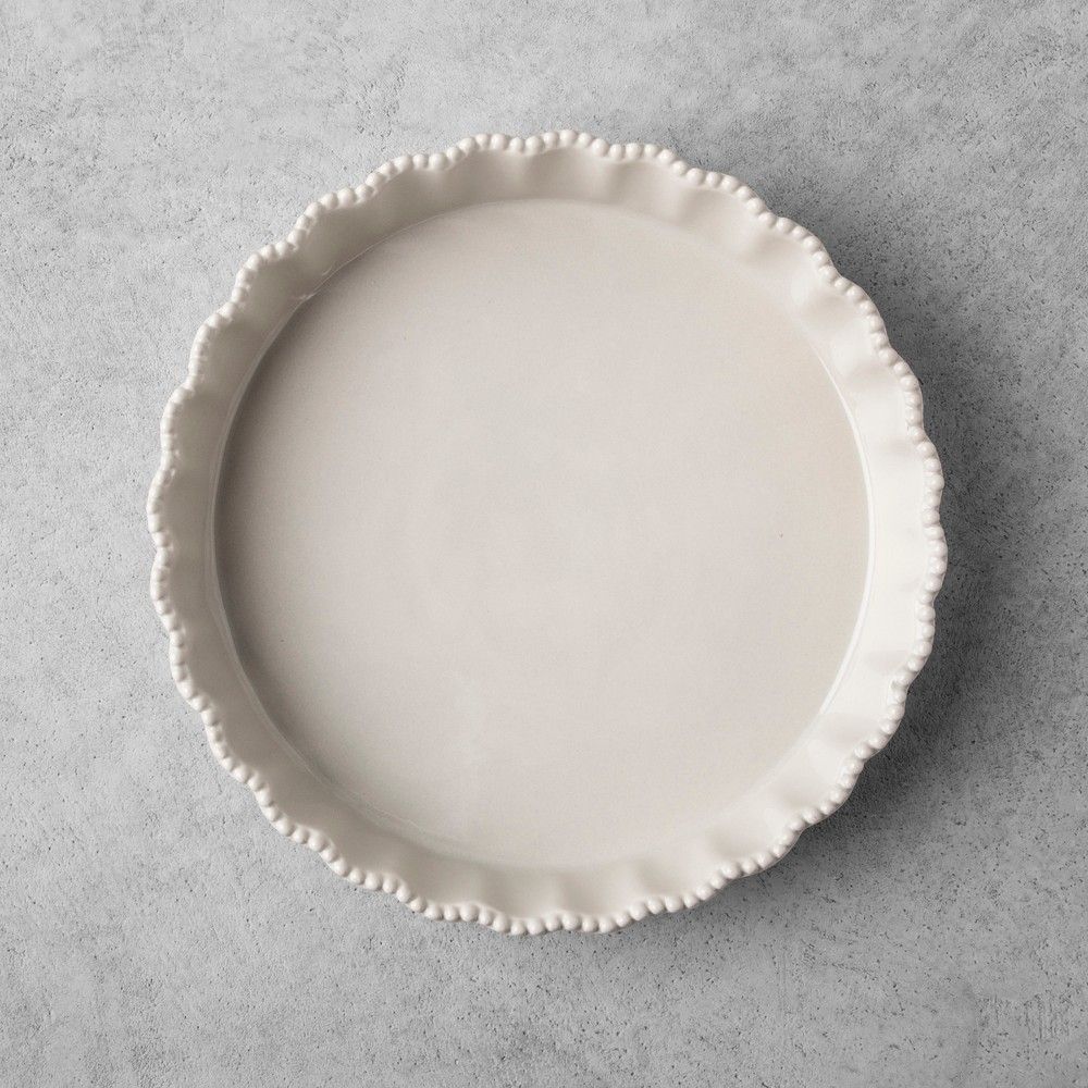 Stoneware Quiche Dish - Cream - Hearth & Hand with Magnolia | Target
