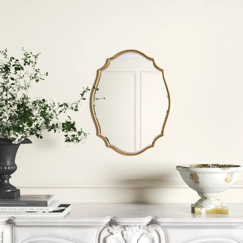 Glam Beveled Wall Mounted Mirror | Wayfair North America