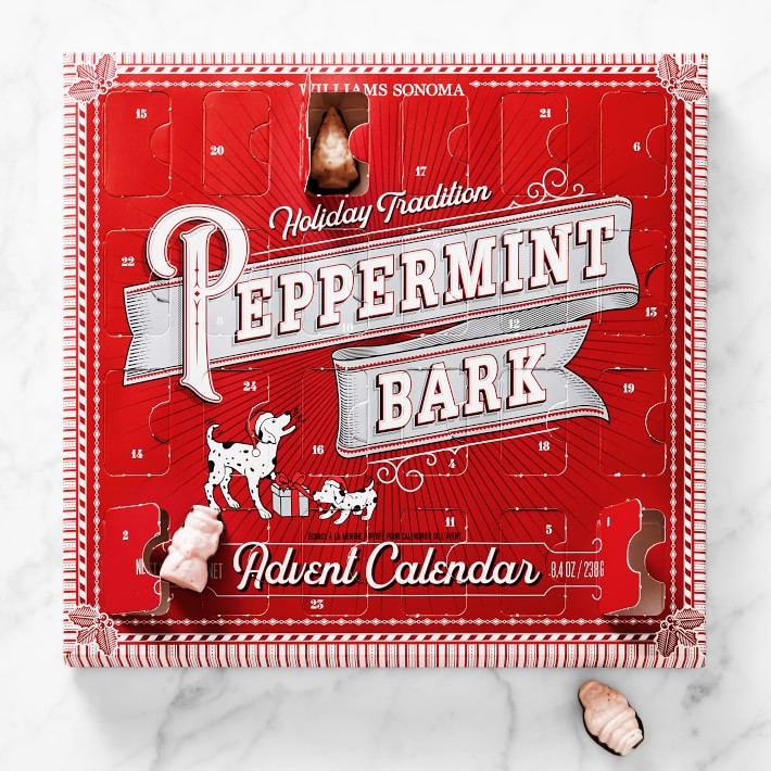 Williams Sonoma Peppermint Bark Advent Calendar | Williams-Sonoma