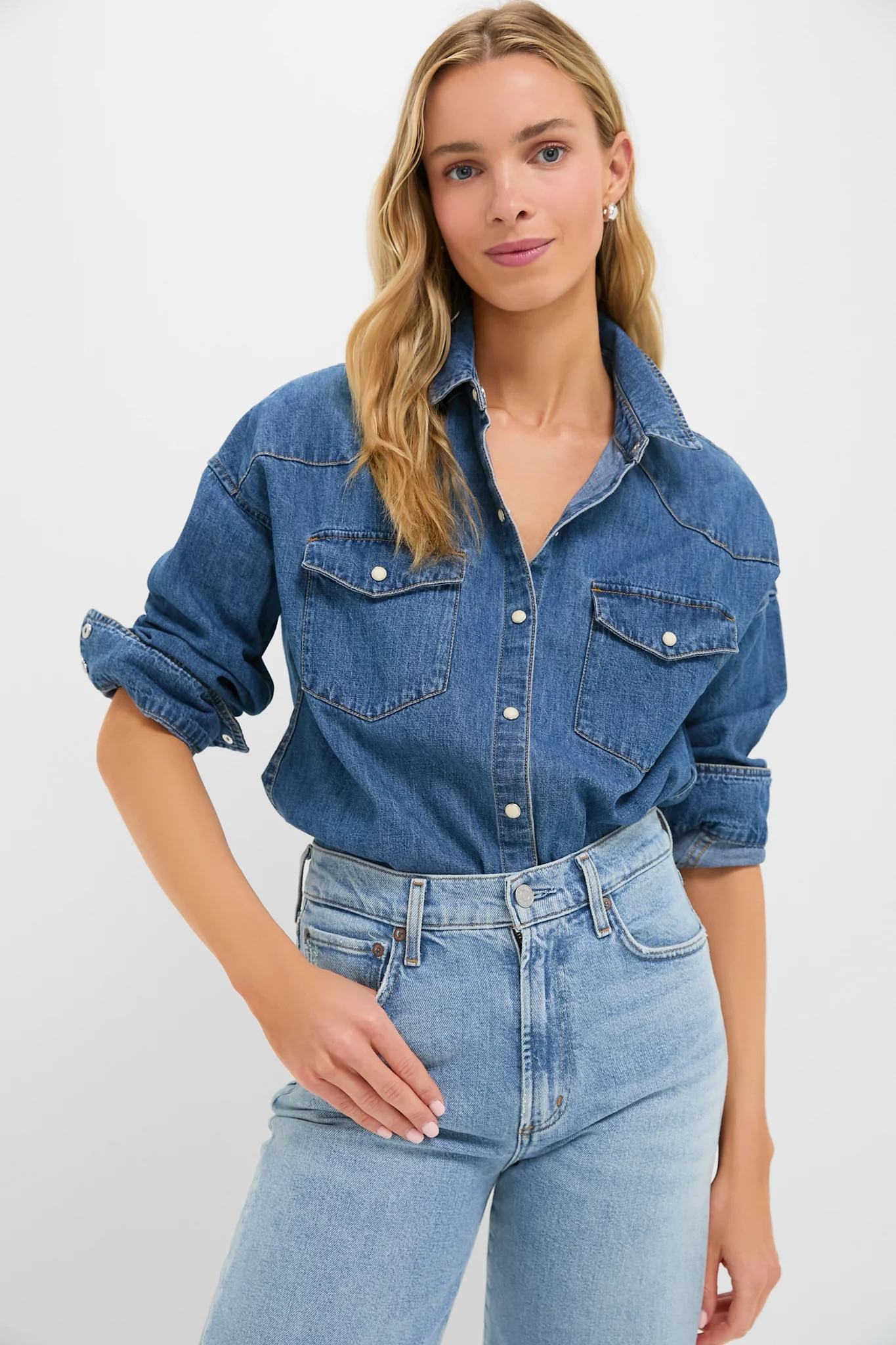 Santa Fe Wash Western Denim Shirt | Tuckernuck (US)