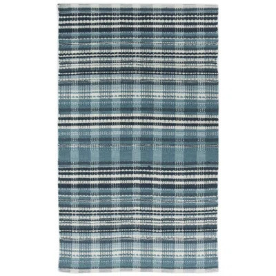 Blue Lakehouse Hand Loomed Area Rug | Wayfair North America
