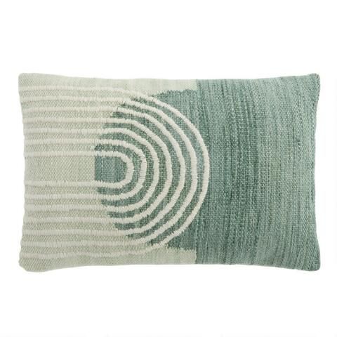 Arch Woven Indoor Outdoor Lumbar Pillow | World Market