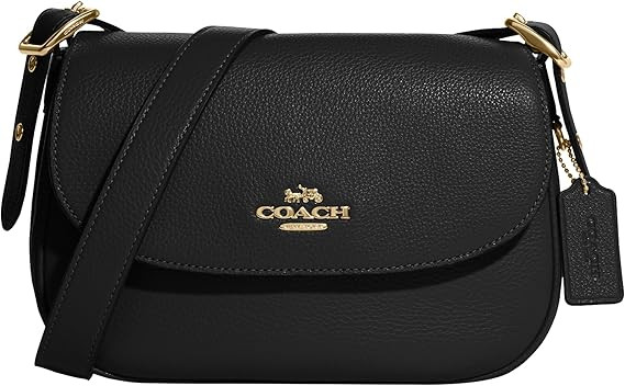 COACH Macie Saddle Bag, Black | Amazon (US)