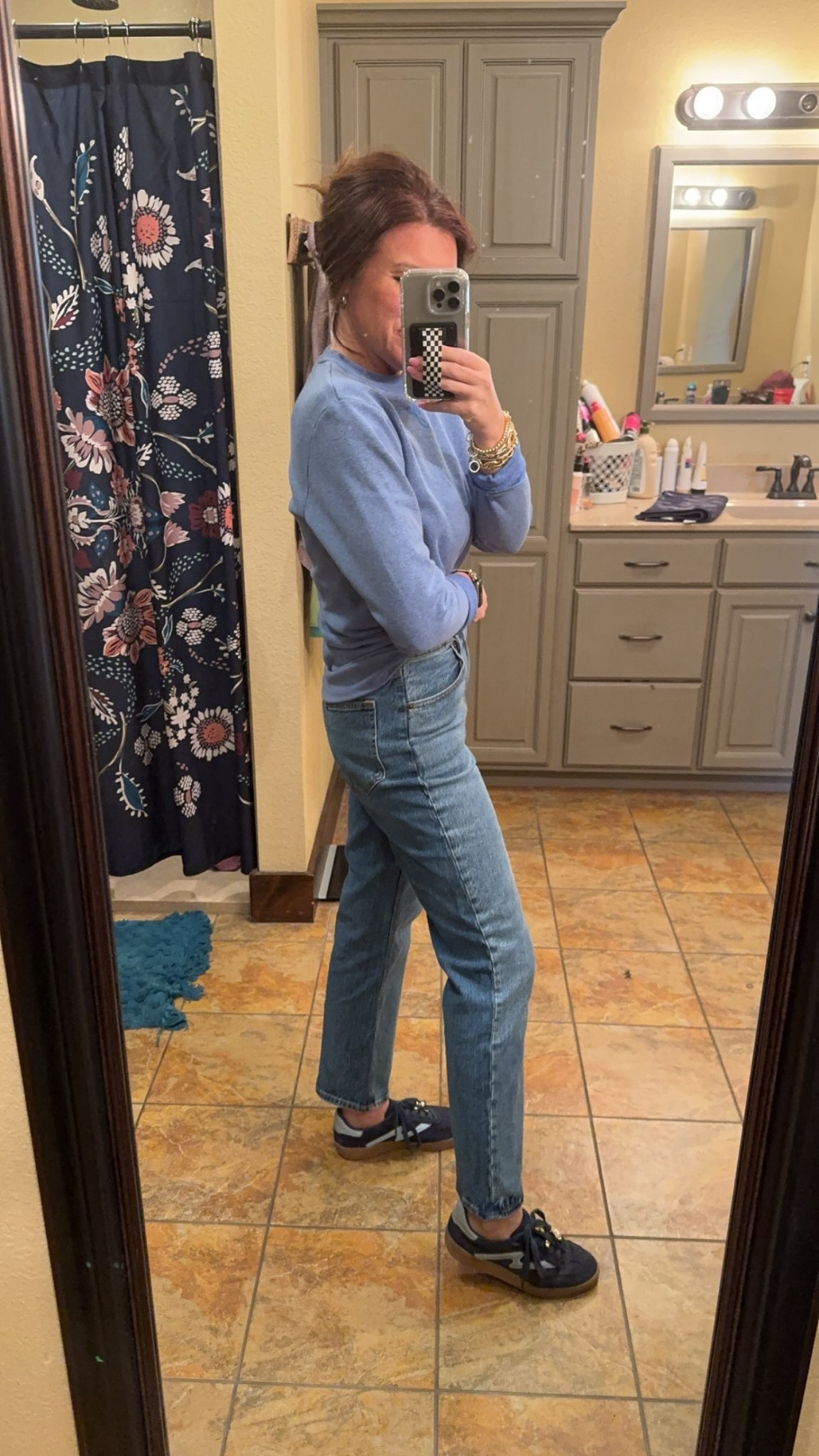 I will forever be a denim girl! I’m Always on the look for “fun” denim with a twist!  The two tone sold me! These are 🫶. I did a 27 S and they hit right at the ankle! 

5’4 , Small/Medium, 26/27, Size 2/4
Abercrombie | denim | straight | high rise | denim love 

#LTKStyleTip #LTKOver40 #LTKSaleAlert