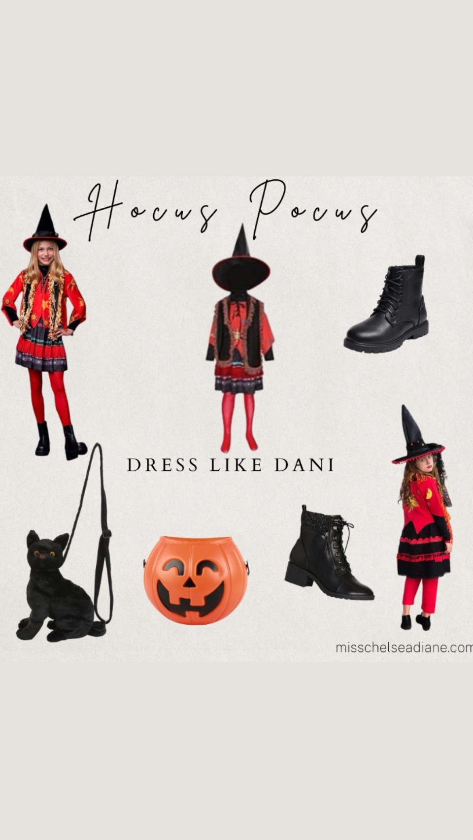 Dress like Dani Dennison in Hocus Pocus.
