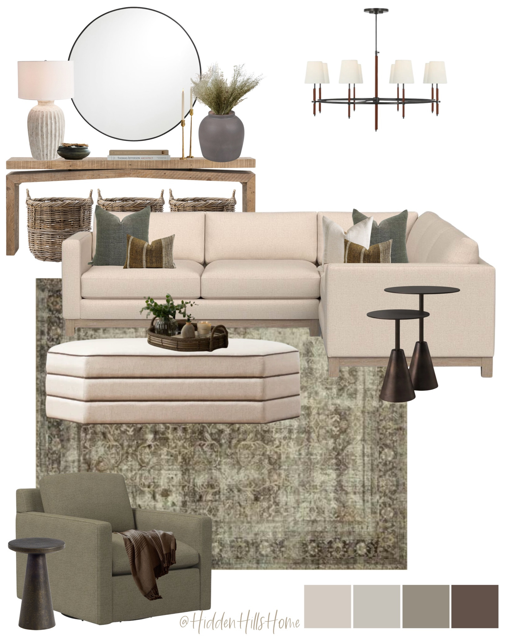 Living room decor, living room mood board, living room design, sectional sofa, family room, living room inspiration #livingroom 

#LTKstyletip #LTKhome #LTKsalealert