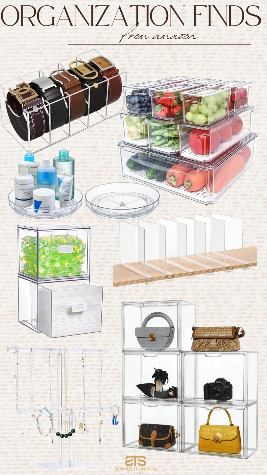 Amazon home organization that makes life easier! 

#LTKFindsUnder100 #LTKHome #LTKSeasonal