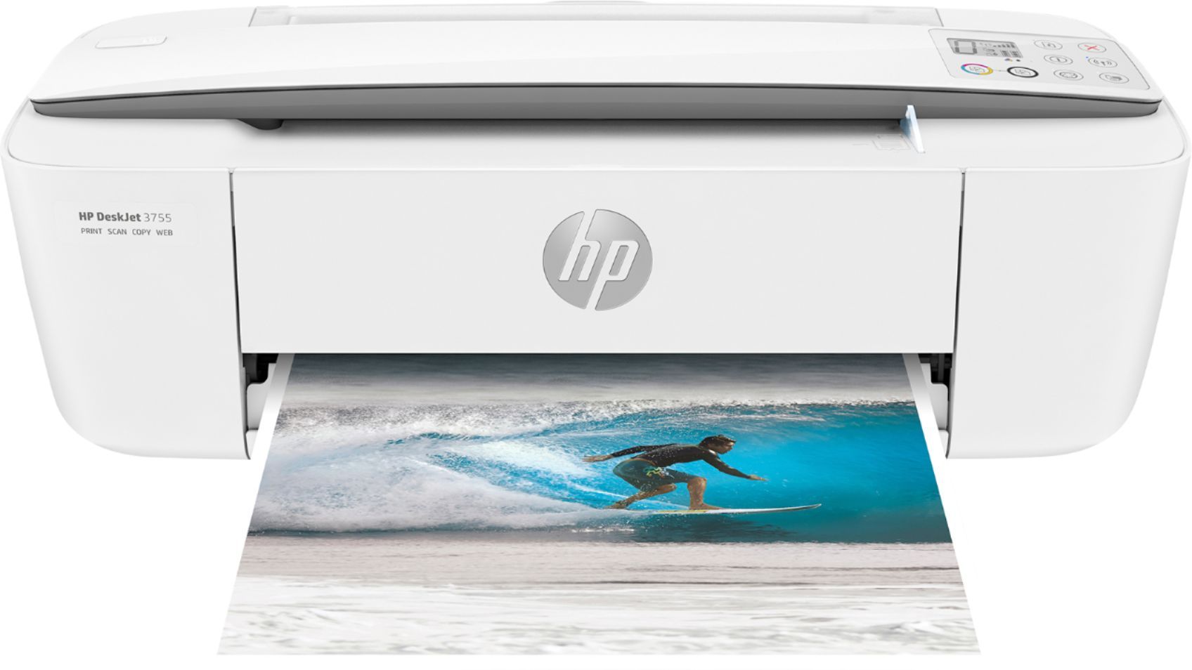 HP DeskJet 3755 Wireless All-In-One Instant Ink Ready Inkjet Printer Stone J9V91A#B1H - Best Buy | Best Buy U.S.
