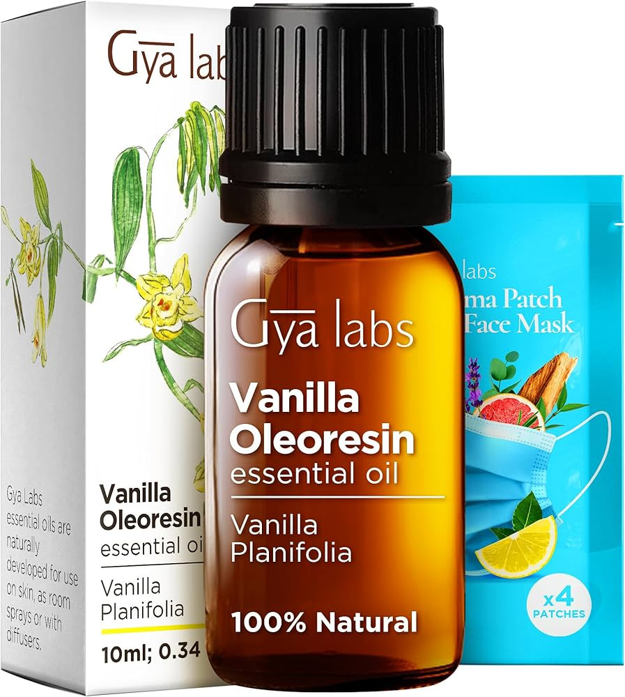 Gya Labs Vanilla Essential Oil for Skin - Vanilla Oleoresin Essential Oil - Vanilla Essential Oil... | Amazon (US)