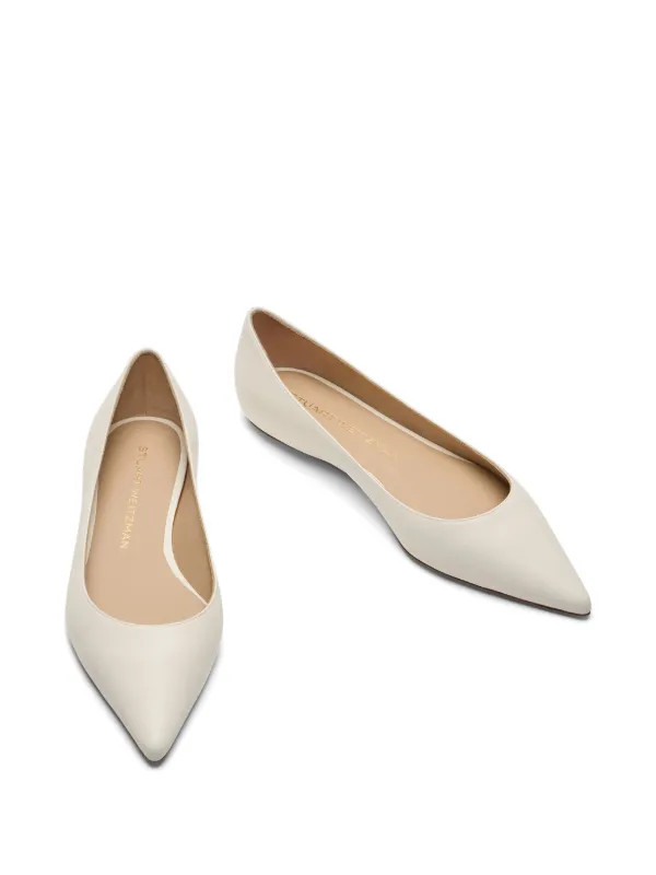 Stuart Weitzman Emilia Ballet Flats | Neutrals | FARFETCH AU | Farfetch Global