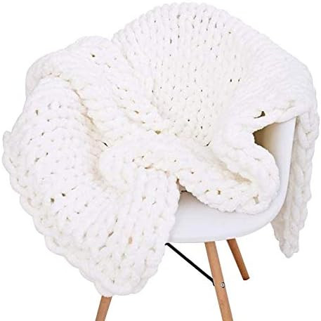 Chunky Cable Knit Throw Blanket Chunky Thick Premium Soft Cozy Decorative Throws for Bed and Sofa... | Amazon (US)