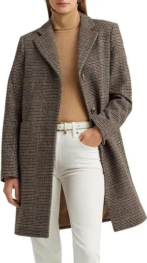 Lauren Ralph Lauren Reefer Wool Blend Coat | Nordstrom | Nordstrom