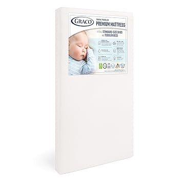 Graco Premium Foam Crib & Toddler Mattress – 2021 Edition, GREENGUARD Gold and CertiPUR-US Cert... | Amazon (US)