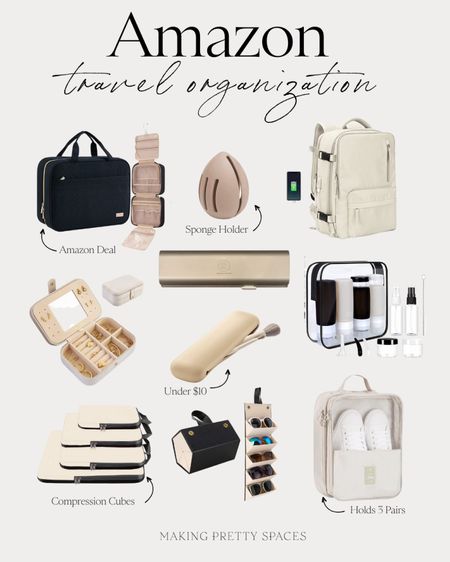 Shop my Amazon travel favorites! Travel organization, sponge holder, compression cube, jewelry organizer, backpack, makeup case

#LTKfindsunder50 #LTKfamily #LTKtravel