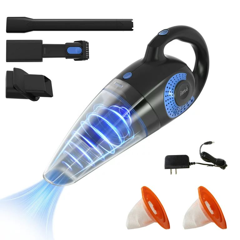 INSE Cordless Car Vacuum Cleaner Wet Dry Lightweight Rechargeable Handy Vacuum for Car, Home, Pet... | Walmart (US)